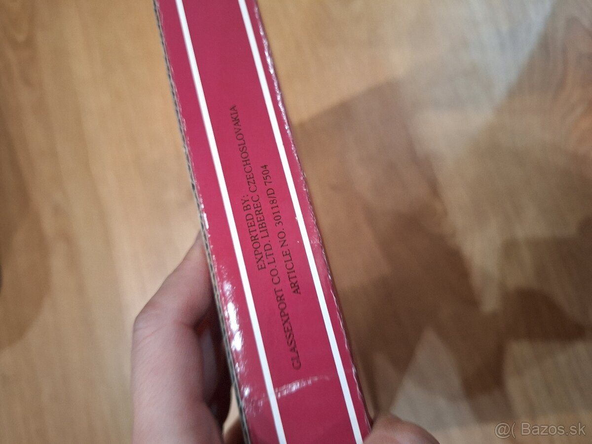 Retro krištáľ podnos - 5