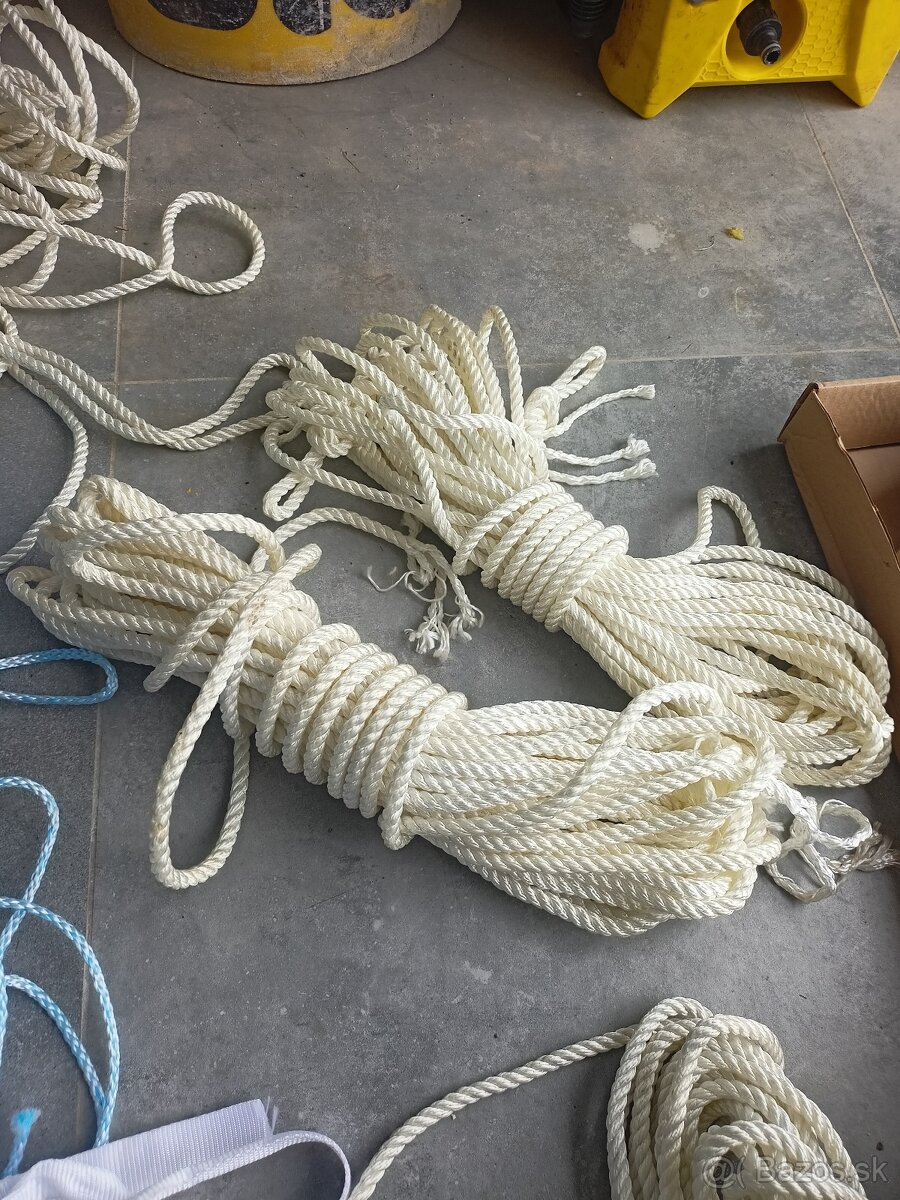 Predám laná , pevné aj tenšie , lacno - 5