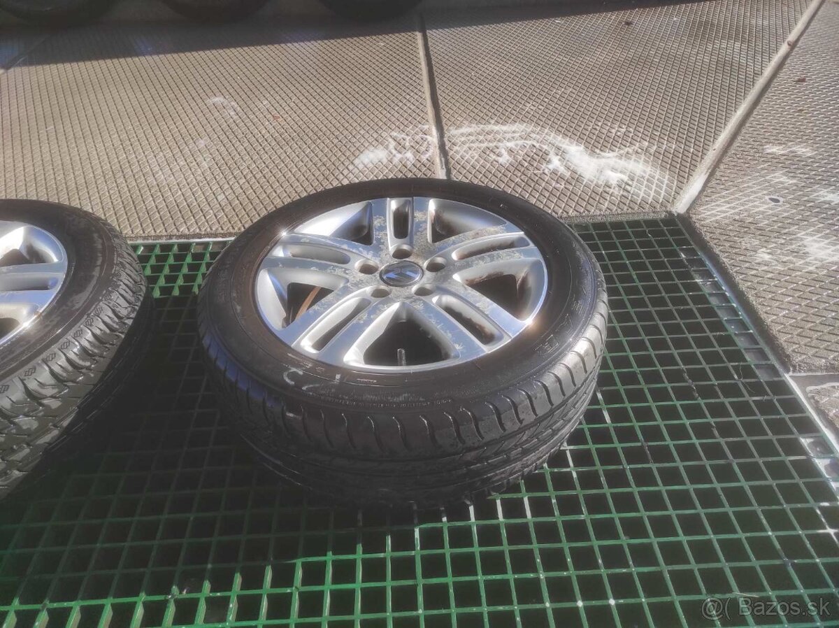 Alu disky 5x112 r16 letný pneumatiky - 5