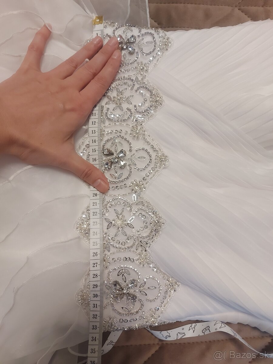 Svadobné šaty 36-38 - 5