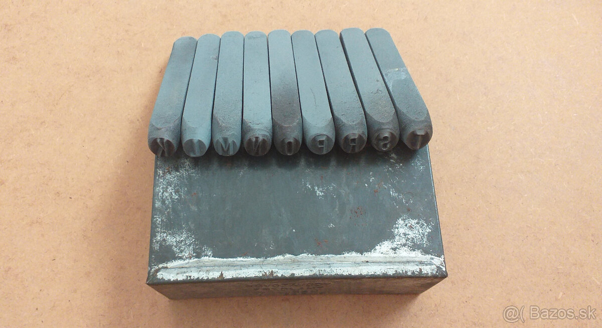 Raznice do kovu - písmená 7 mm - 5