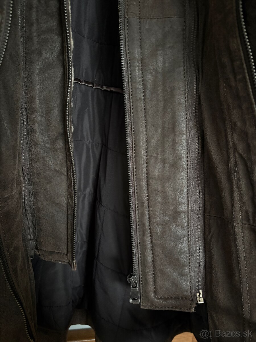 Pánska kožená bunda Kara - 48 - 5