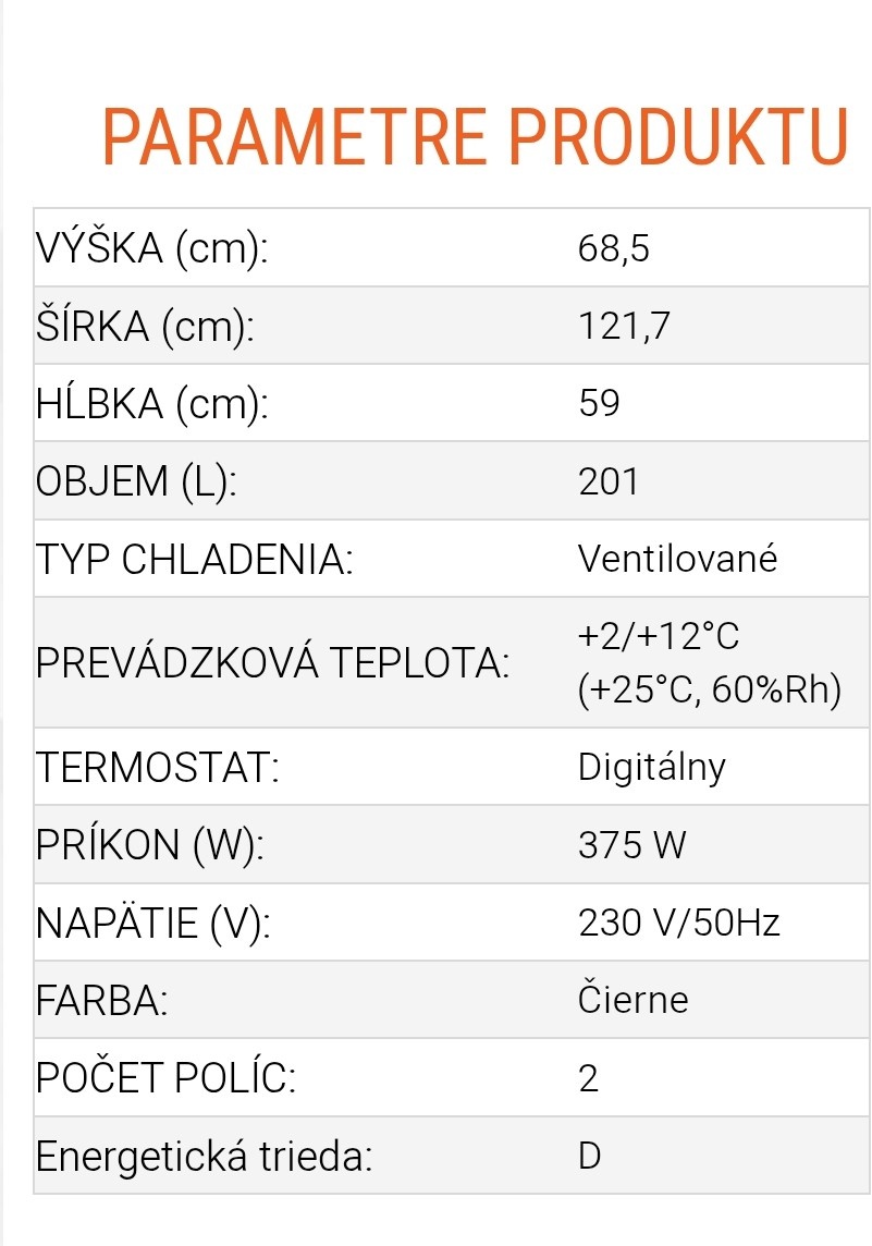 Chladiaca vitrína - 5