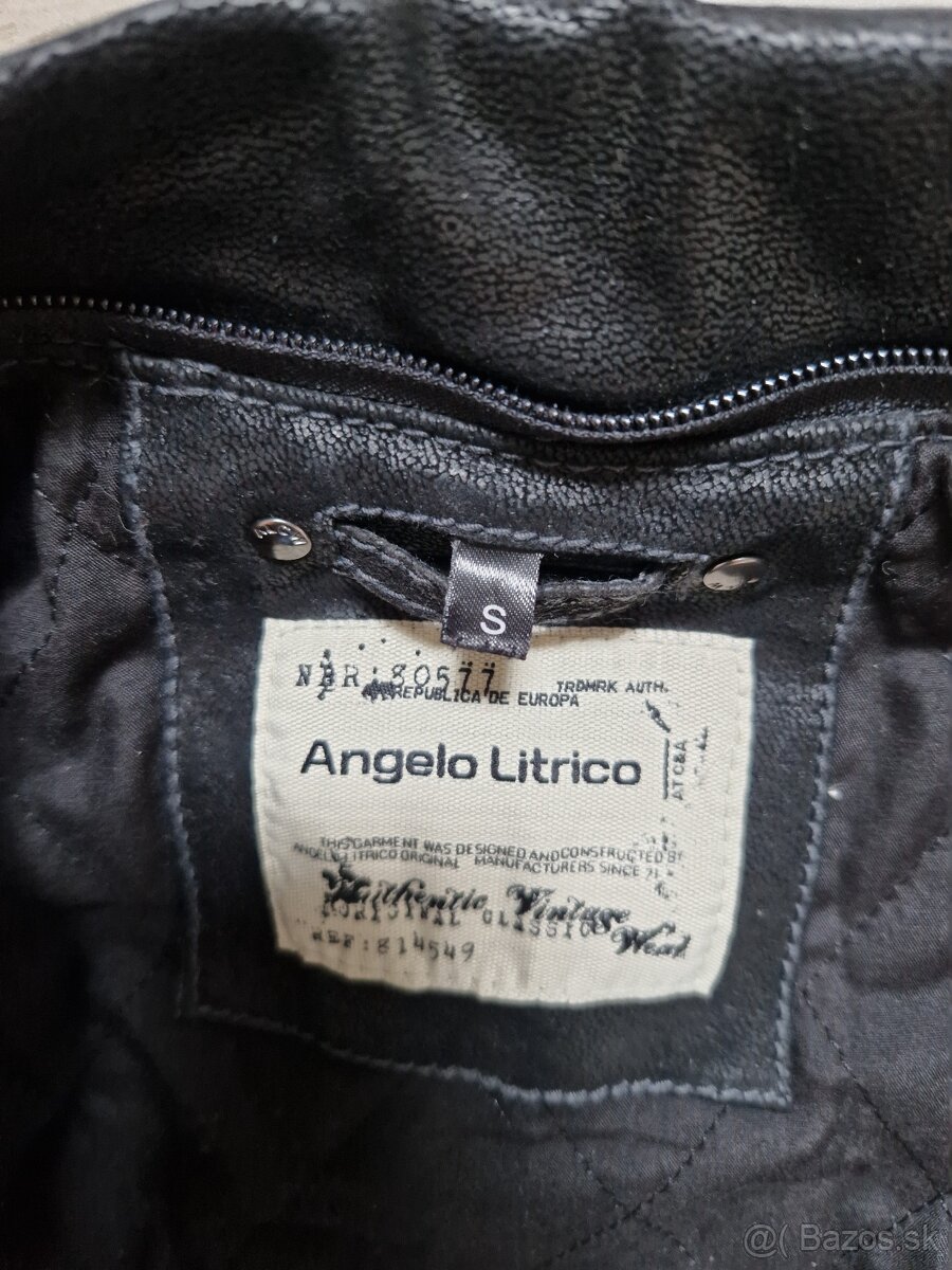 Pánská kožená bunda Angelo Litrico velikost S 1167 - 5