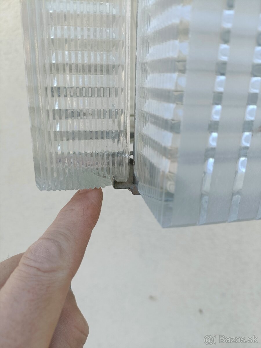 RETRO LUSTR NAPAKO / CHROMOVÝ LUSTR / FUNKCIONALISMUS - 5