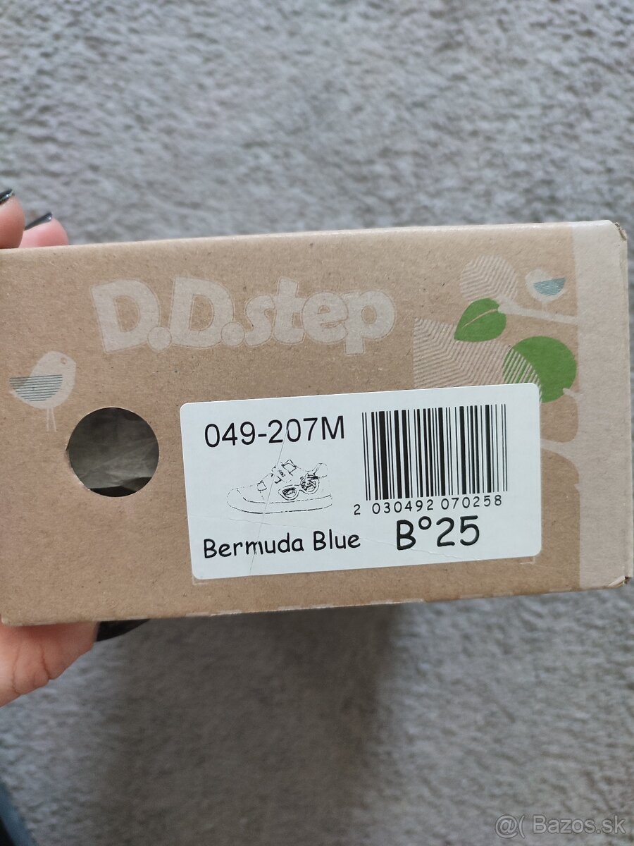 D.D Step letné kožené tenisky - 5