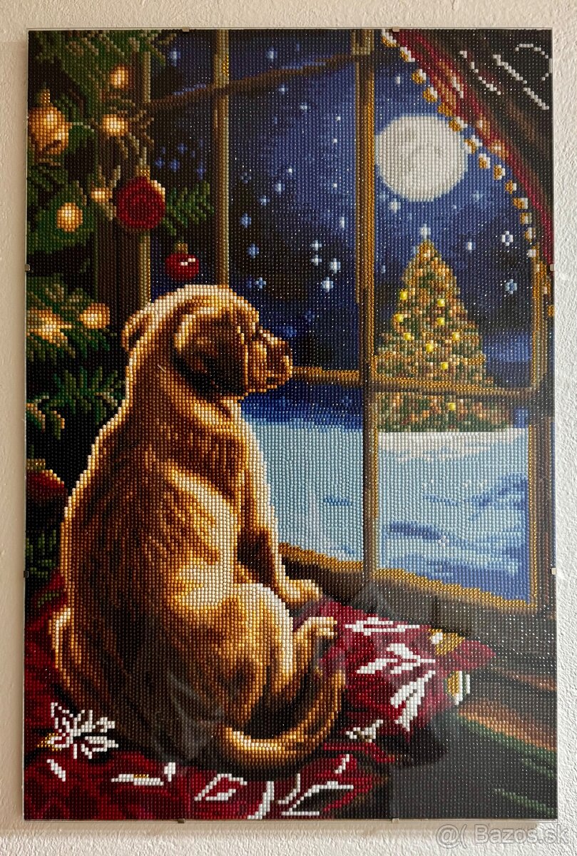Vianočné diamantové maľovanie - 5
