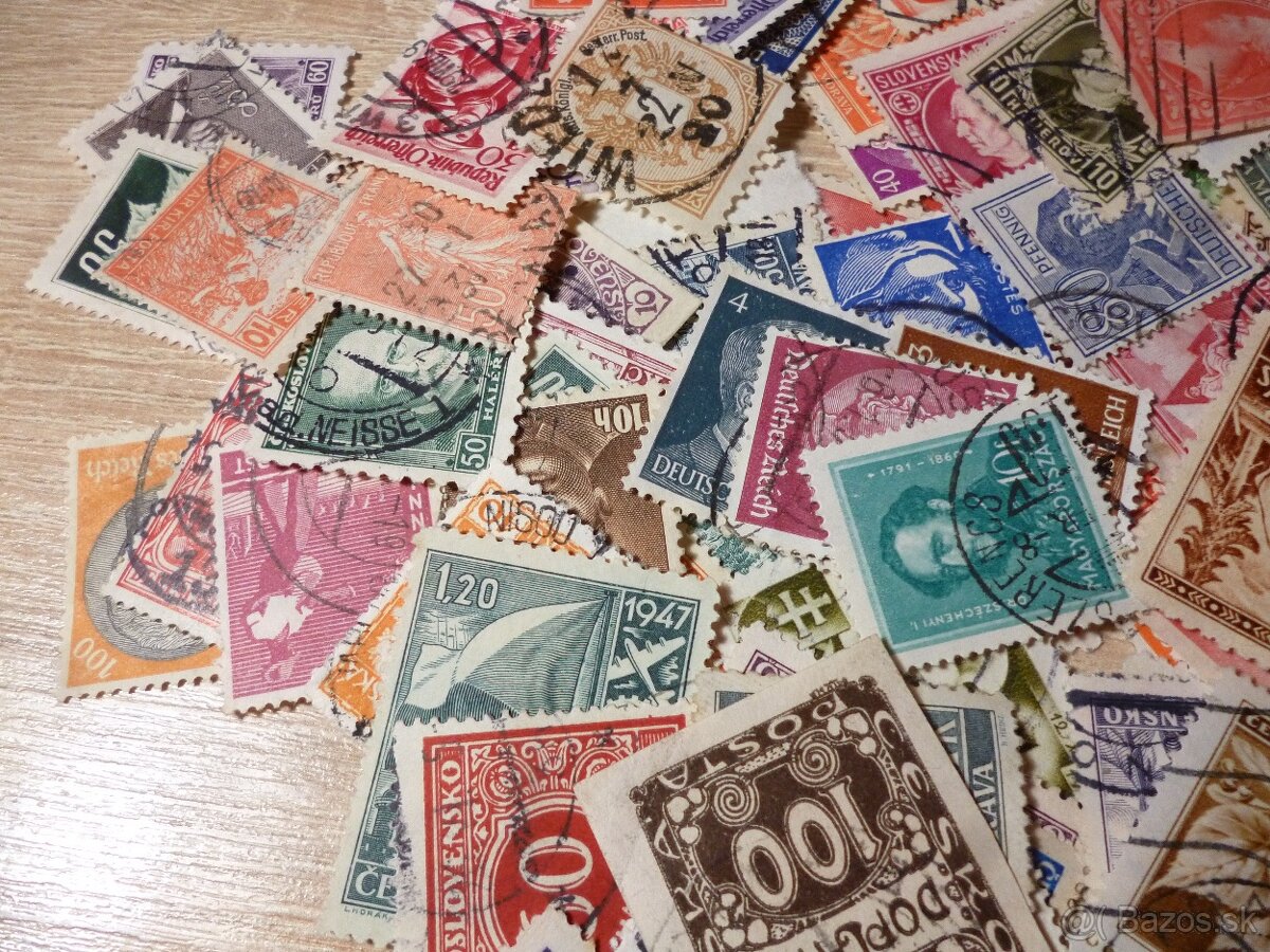 stare znamky mix 270ks - 5