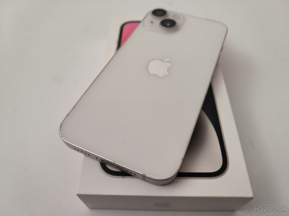 apple iphone 14 128gb Starlight / Batéria 100% - 5