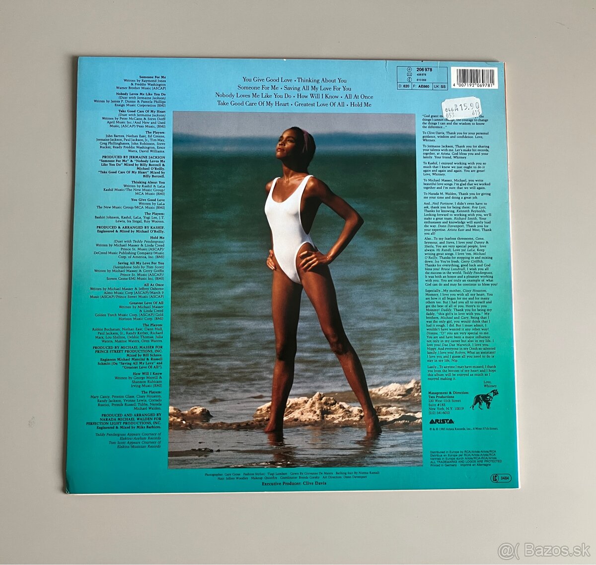 LP Whitney Houston - Whitney Houston - 5