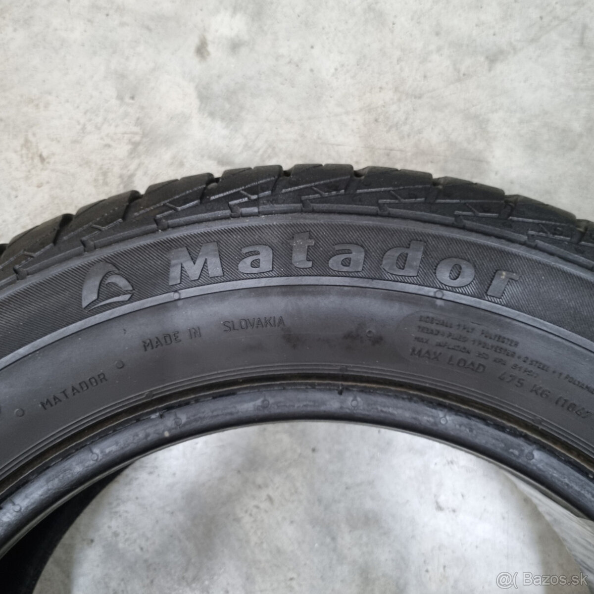 Letné pneumatiky 185/60 R14 MATADOR - 5