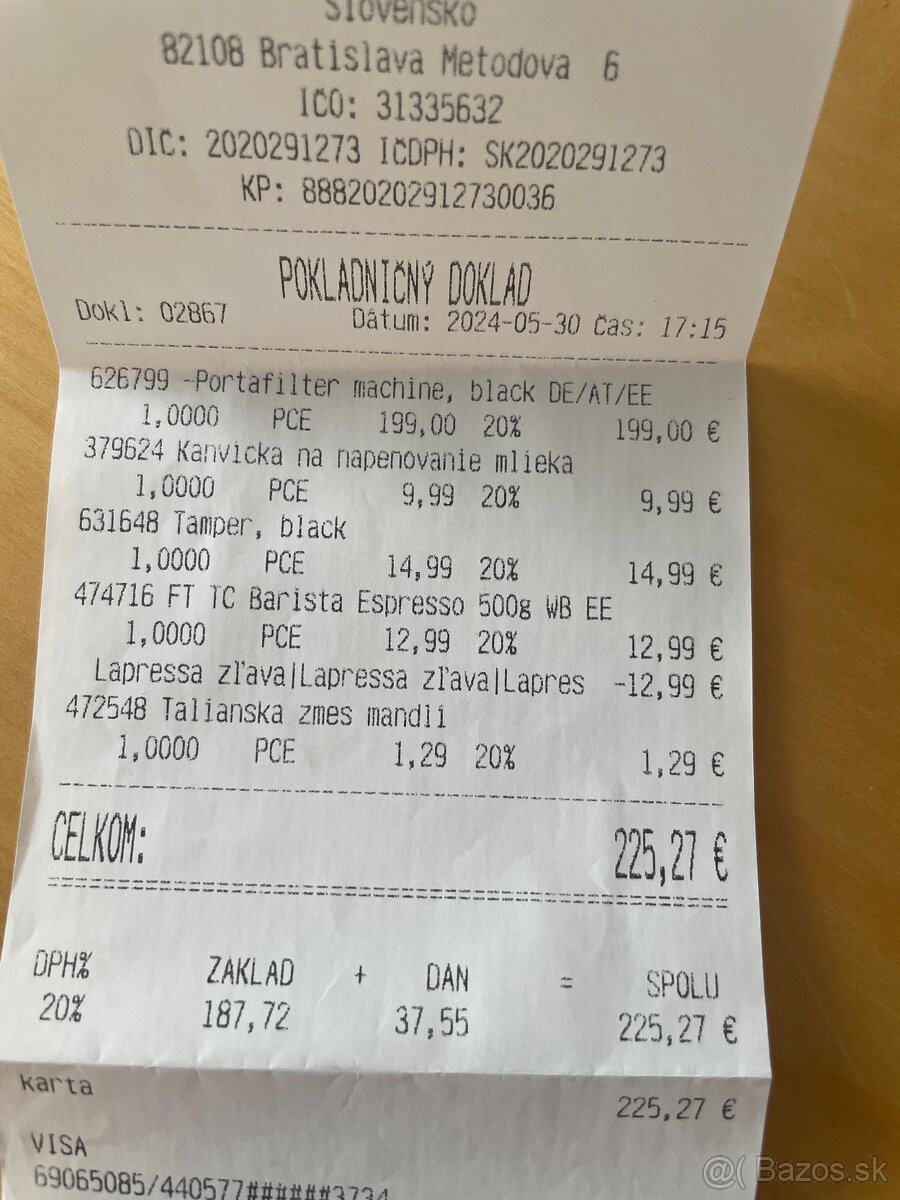 Predam kavovar Tschibo Lapressa - 5