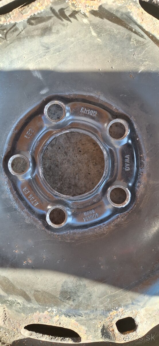 Plechové disky 5x100 R14 - 5