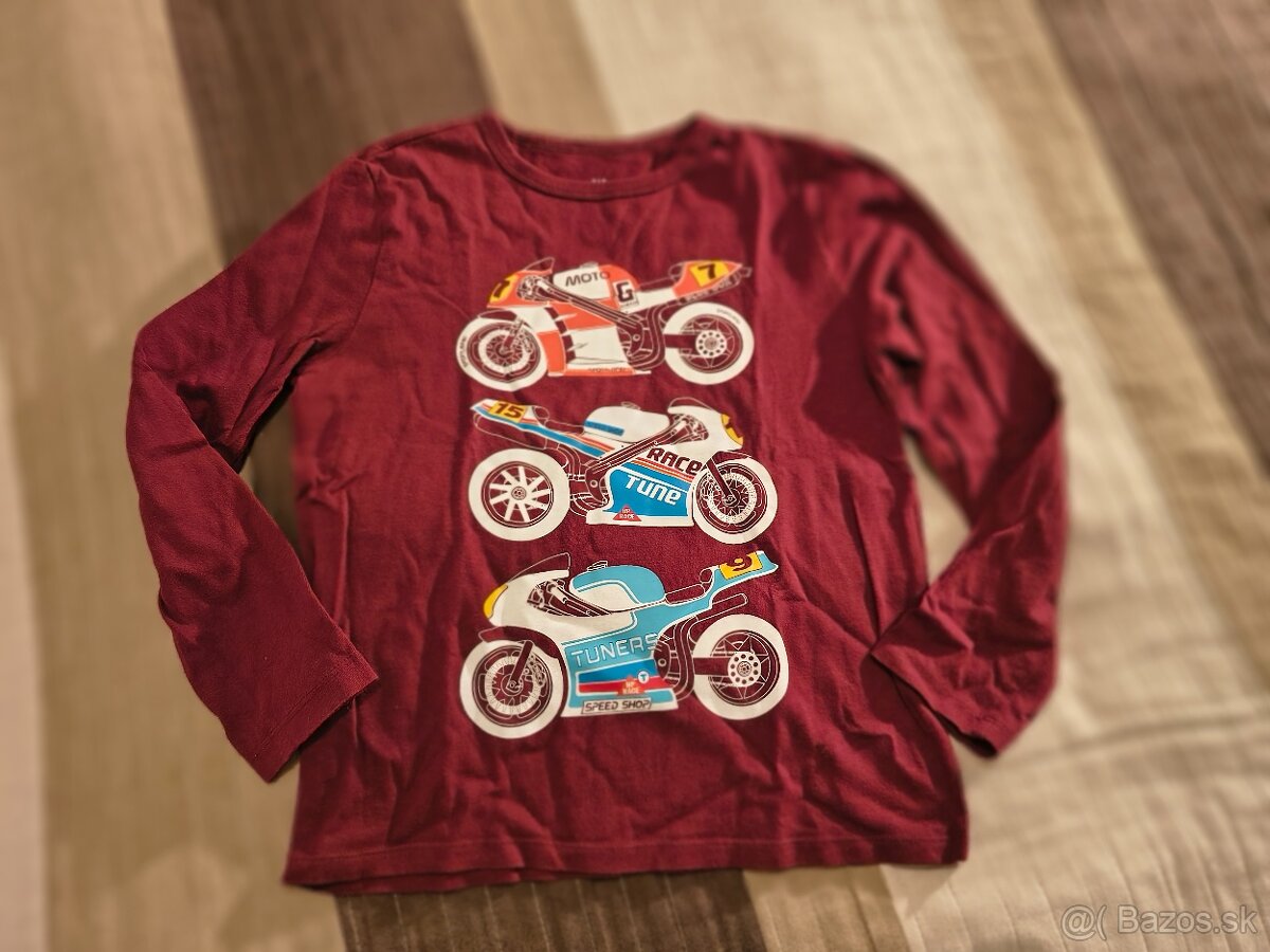 Balík tričiek v. 128, 134 - 5