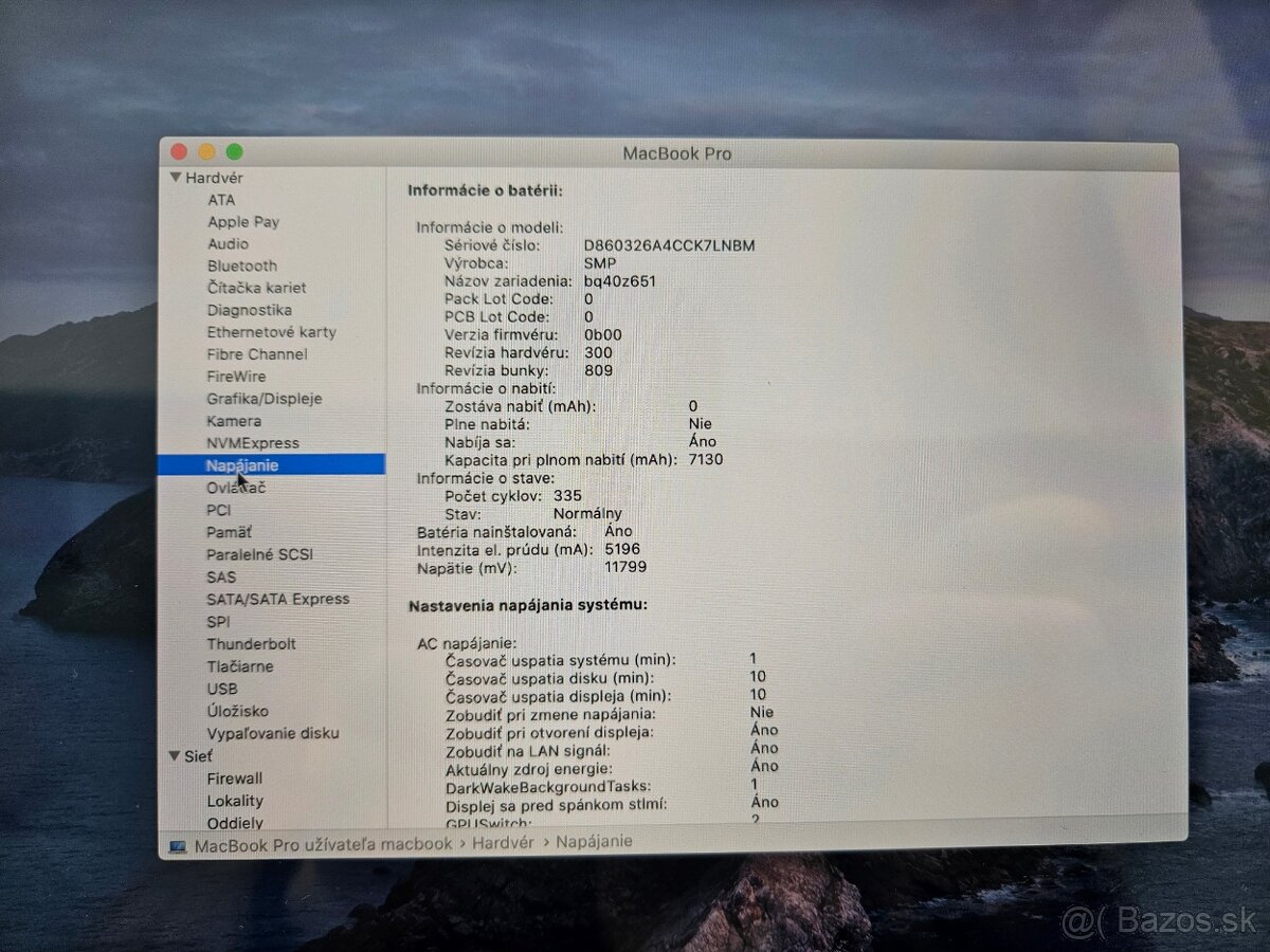 MacBook Pro 16" i7-2.6GHz/16GB/512GB - 5