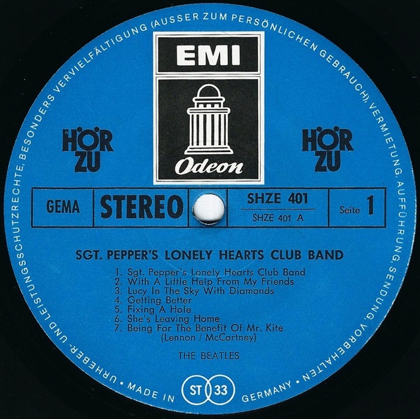 LP - The Beatles – Sgt. Pepper's ... Germany (1969) - 5