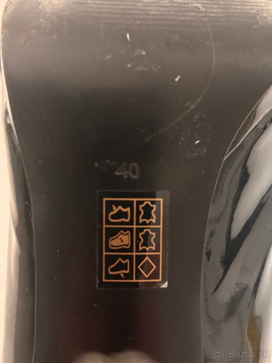 Kozene lakovane lodicky Guess vel.40 - 5