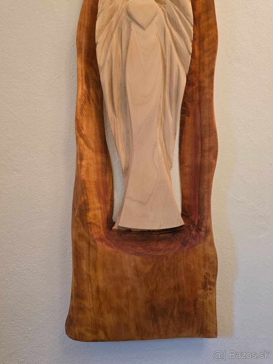Drevená socha anjela - 5