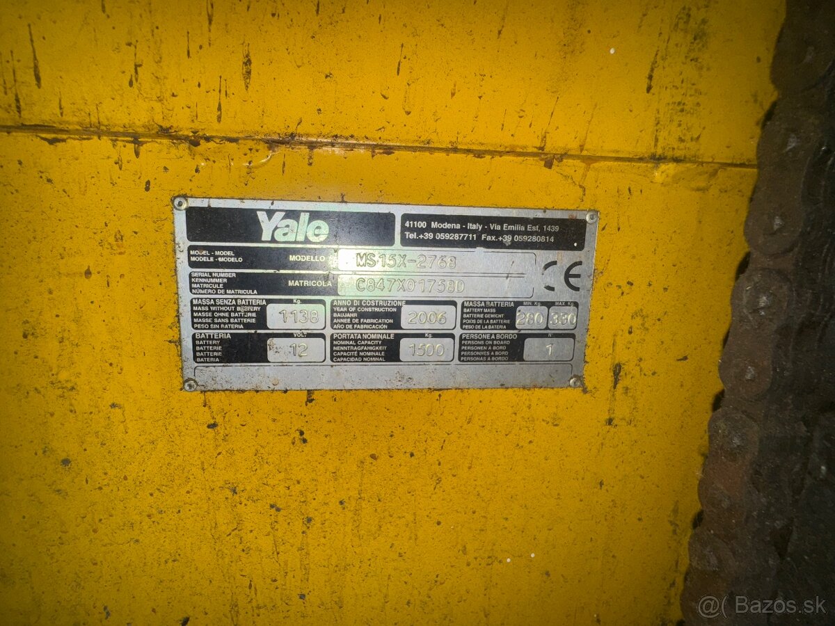 Vozík/ Voziky Yale - 5