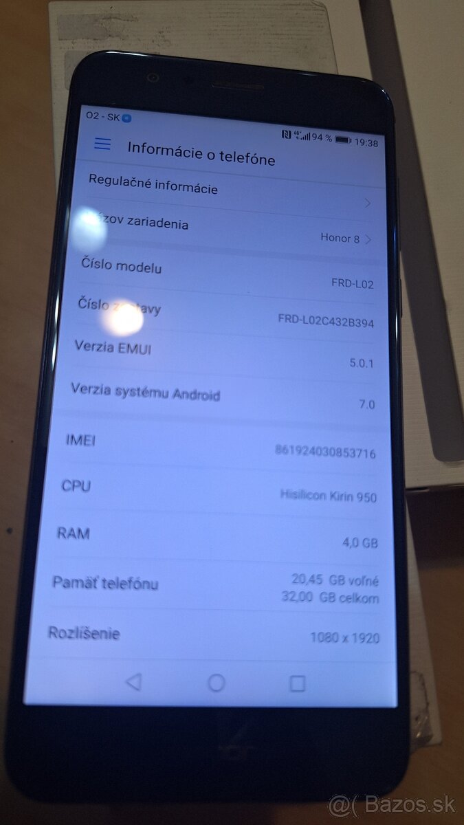 Honor 8 4/32GB android 7 - 5