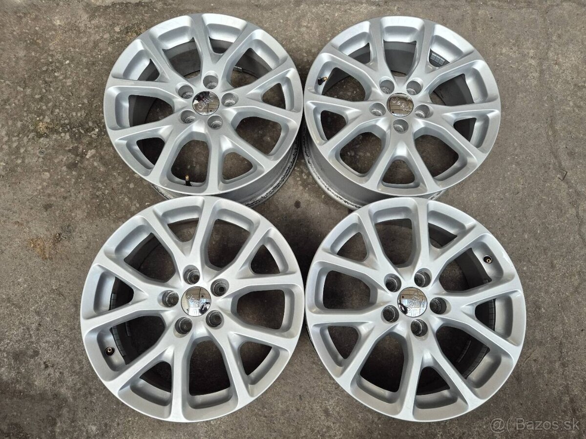 5x110 r17 ET41 x 7J elektróny originál JEEP + snímače tlaku. - 5