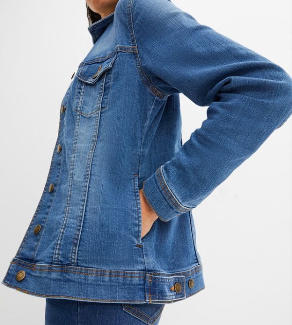 Džínsová bunda, strečová NOVÁ - 5