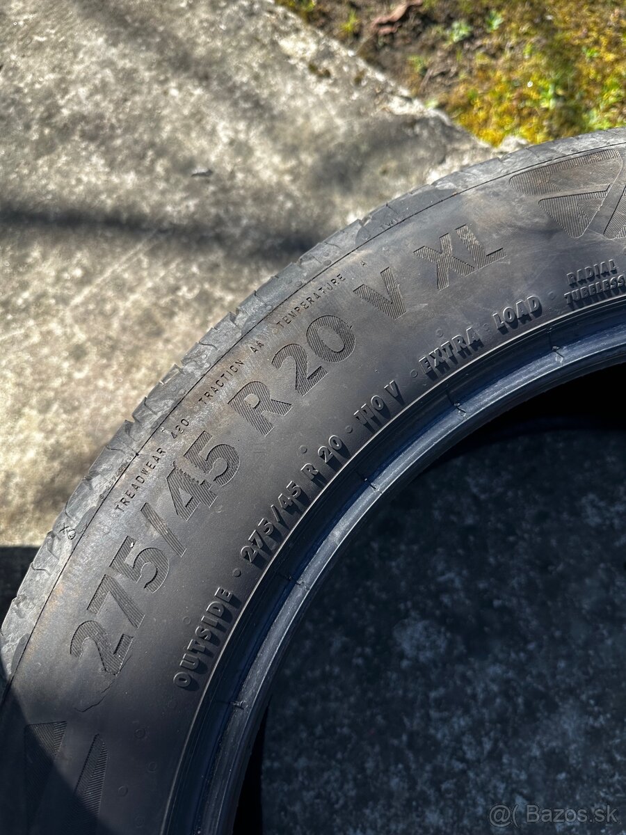 2x LETNÉ 275/45 R20 CONTINENTAL ECOCONTACT 6 - 5