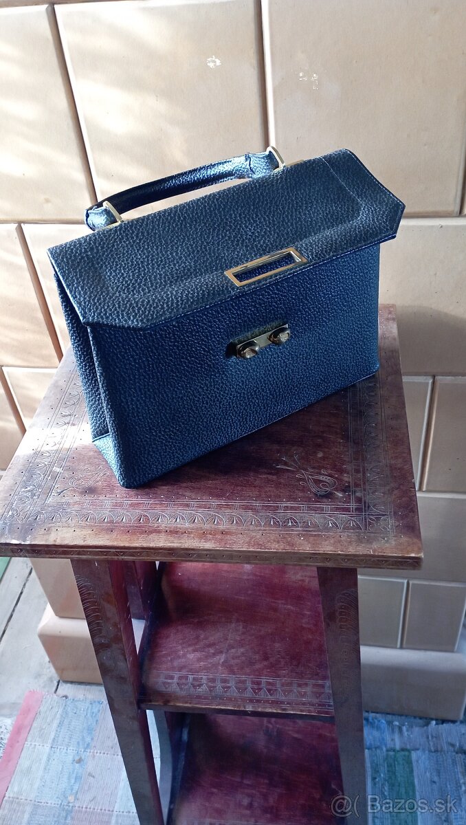Stará kožená kabelka - 5