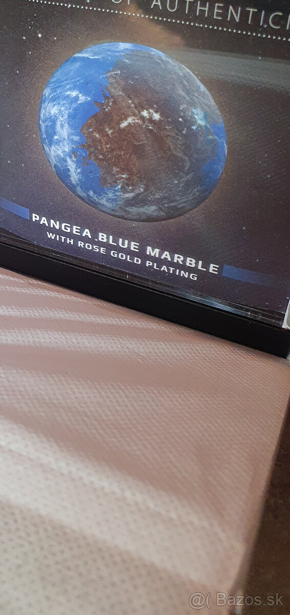 BLUE MJedinečná investičná minca - Zemeguľa - 5