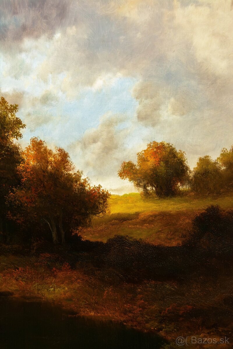 Krajina s riekou, G.Nesvadba, 1050 × 730 mm - 5