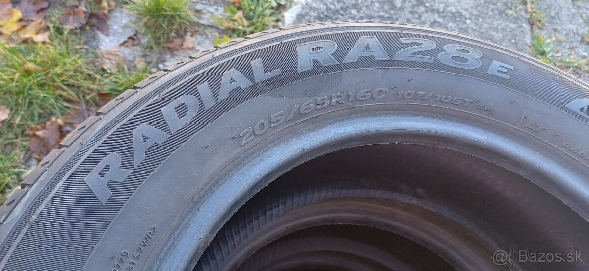 4x Pneu letní Hankook 205/65 R16 107/105T - Van - 5