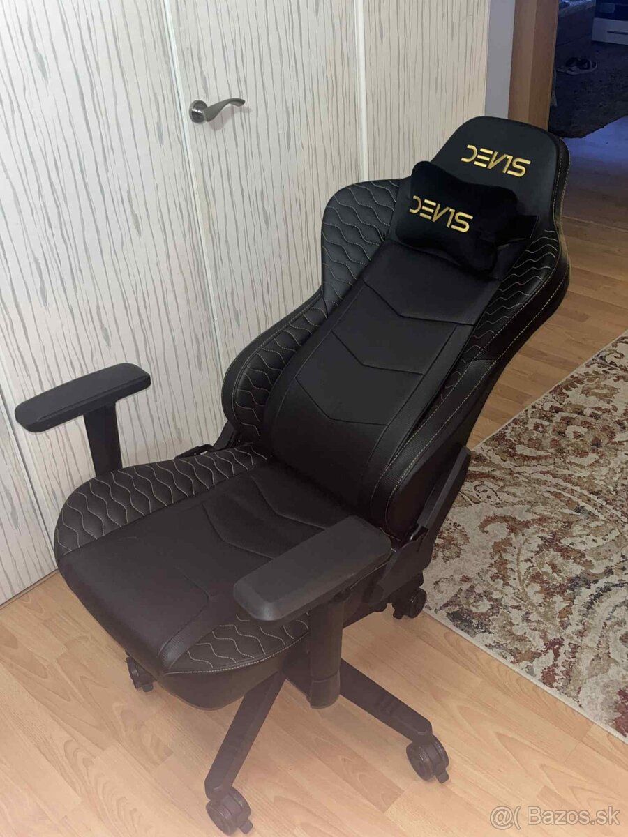 Herná stolička DEV1S BLACK - 5