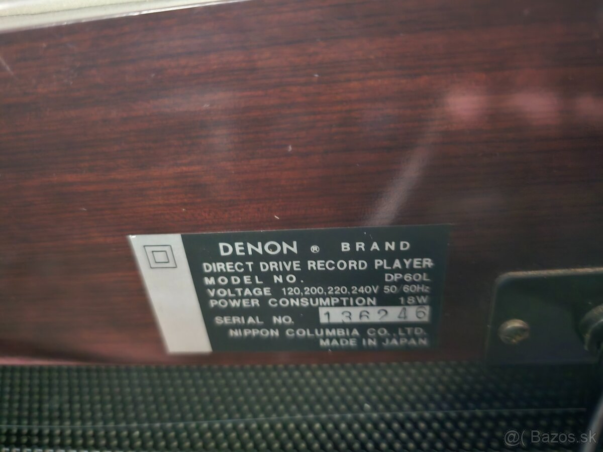 DENON DP-60L Vintage gramofón - 5