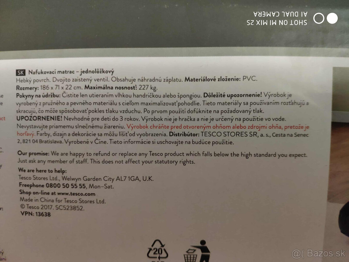 Predám nafukovací matrac - 5