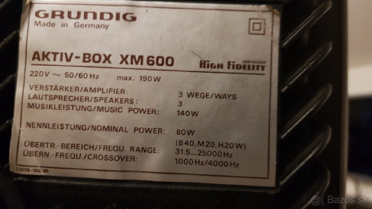GRUNDIG XM - 600 AKTIVE - 5