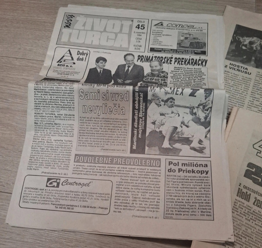 Stare noviny Zivot Turca - 5