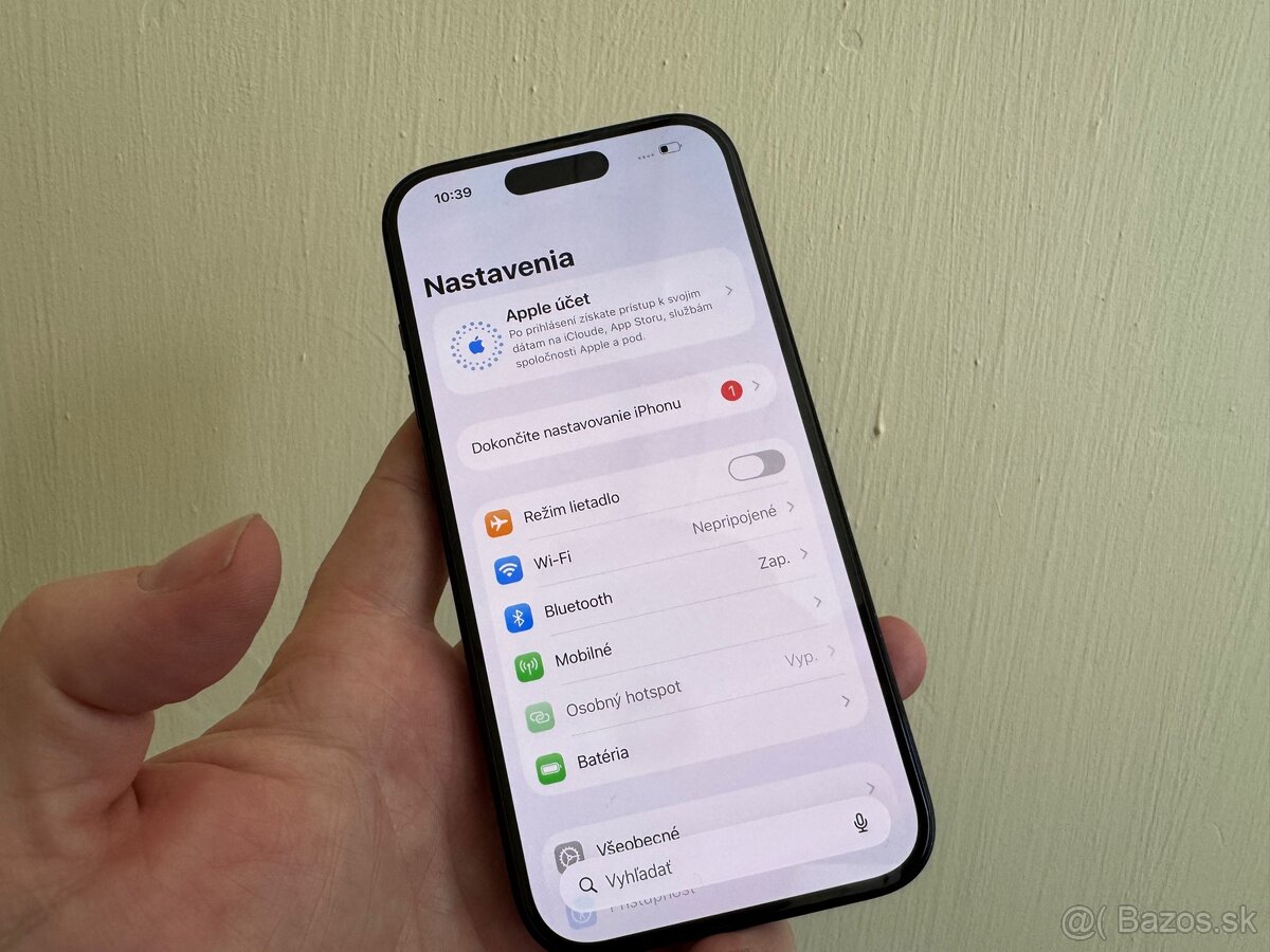 iPhone 15 TOP STAV, 128gb Black - 5