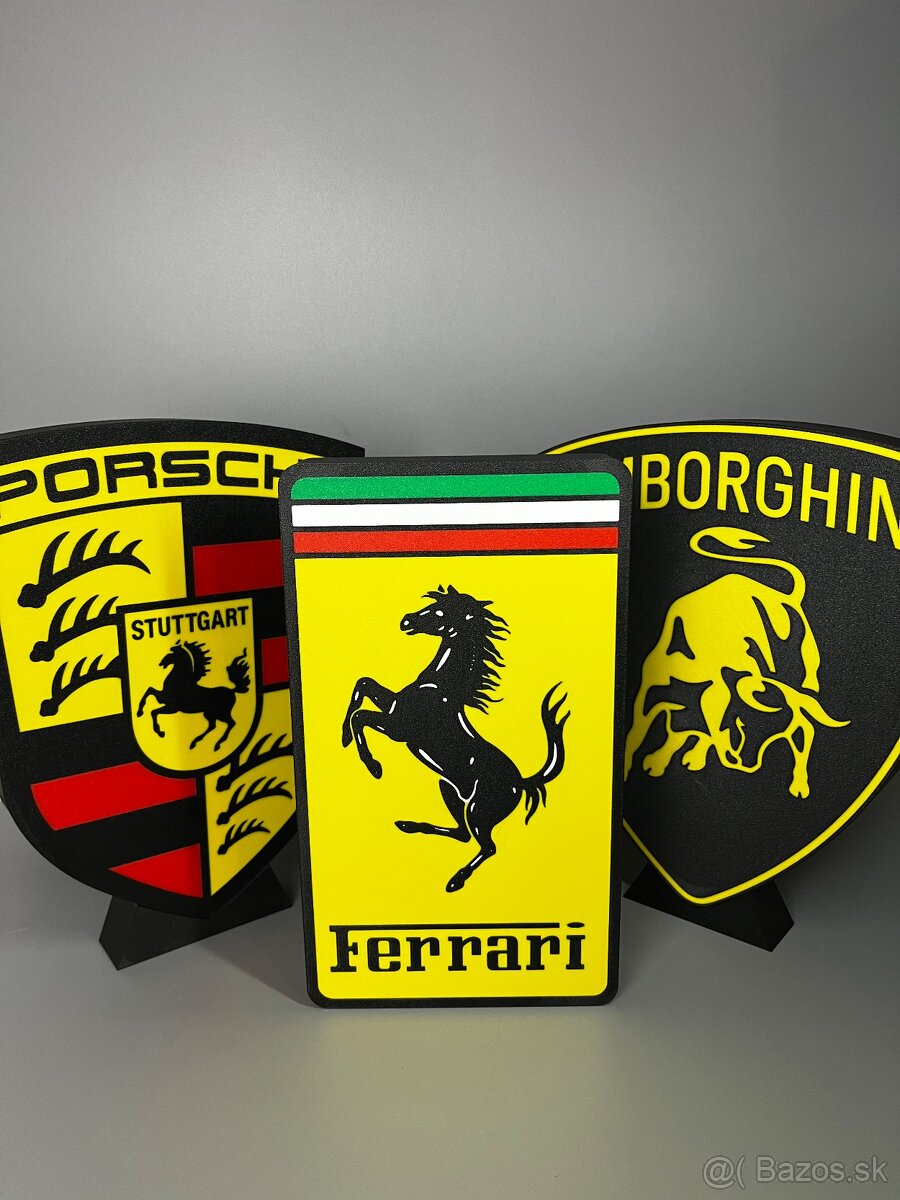 Lamborgini LED logo lampa - 5