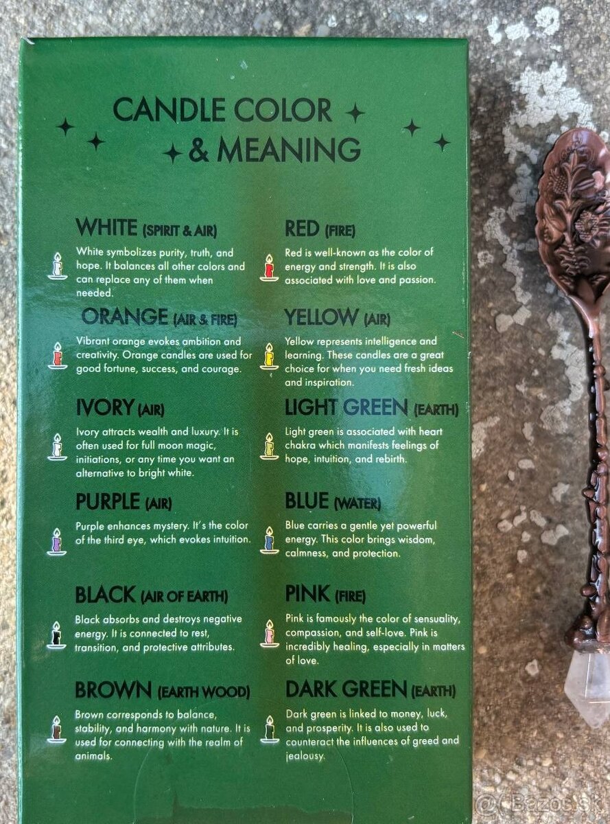 Čarodejnícka sada Witchcraft Kit Box Halloween/Dušičky - 5