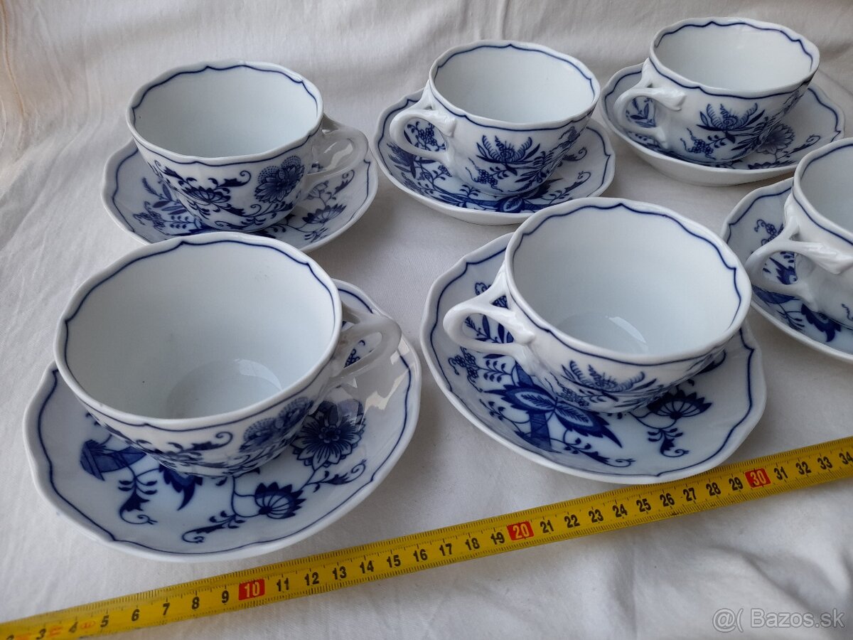 Cibulák rôzne šálky a podšálky aj jednotlivo - 5