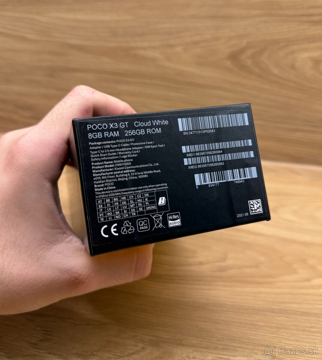 Xiaomi Poco X3 GT 8GB/256GB White - 5