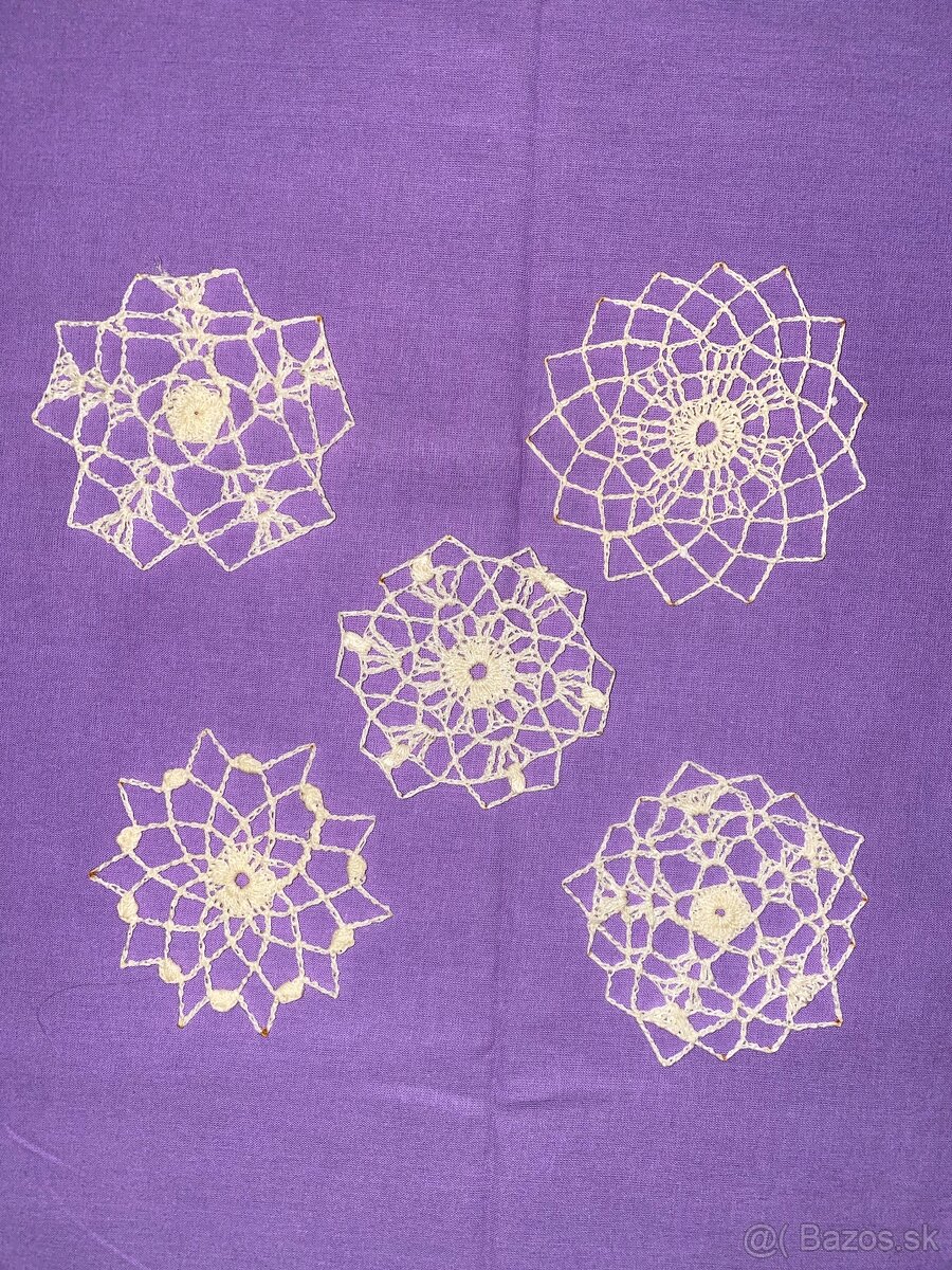 Ručne háčkované vianočné ozdoby - 5