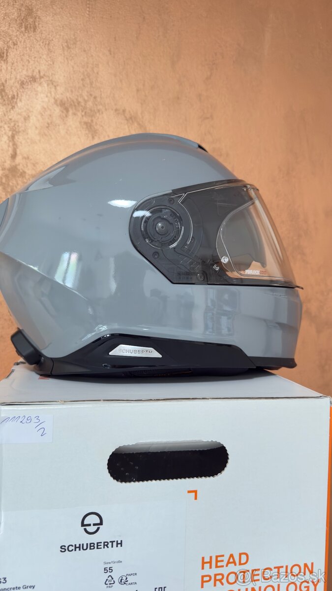 Prilba SCHUBERTH S3 Grey + Interkom SC2 (veľkosť S) - 5