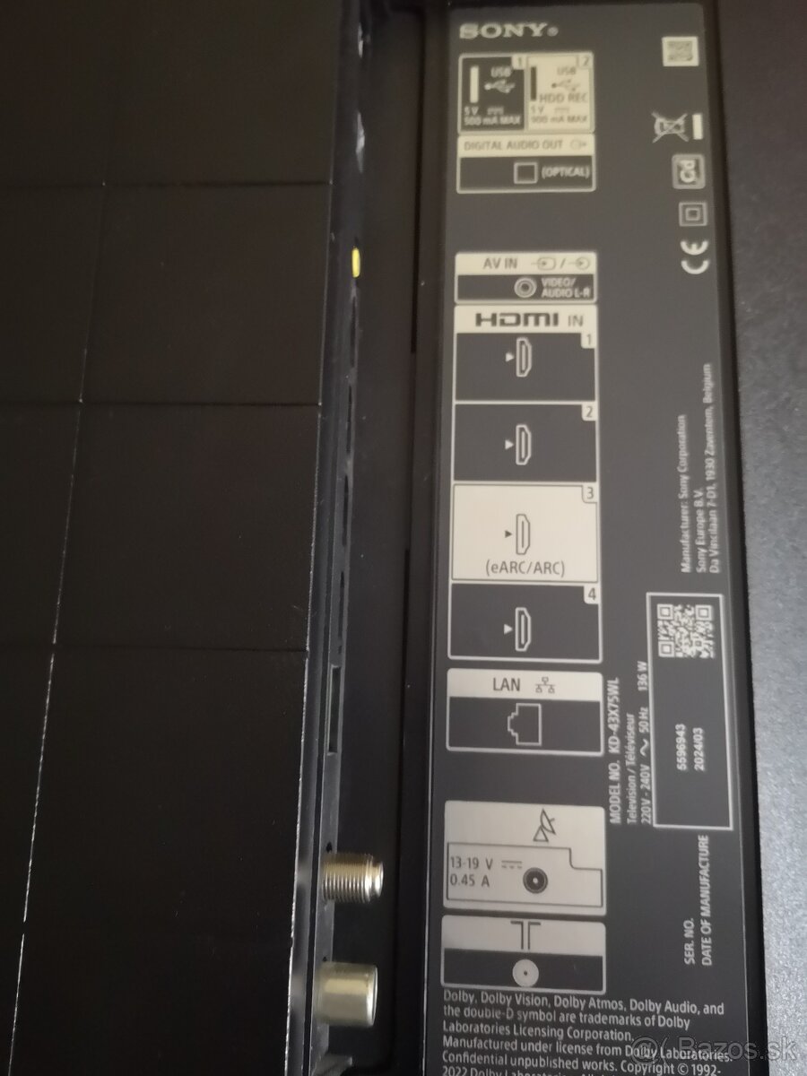 Televízor Sony Bravia-4K - 5