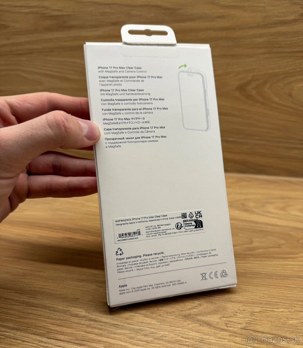 Apple Clear Case s Magsafe iPhone 17 Pro Max - 5