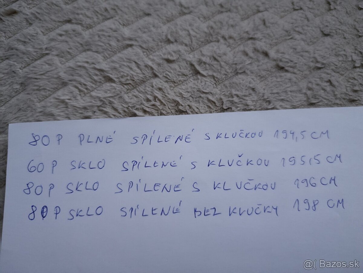 Dvere drevené interiérové 80,60 CM - 5