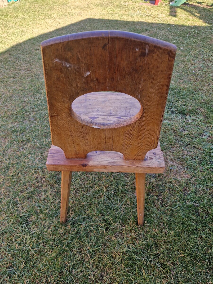 Drevené sedenie retro - 5