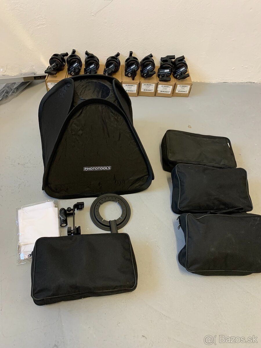 4ks Držiak systémového blesku s Quick Softboxom EK 40×40 - 5