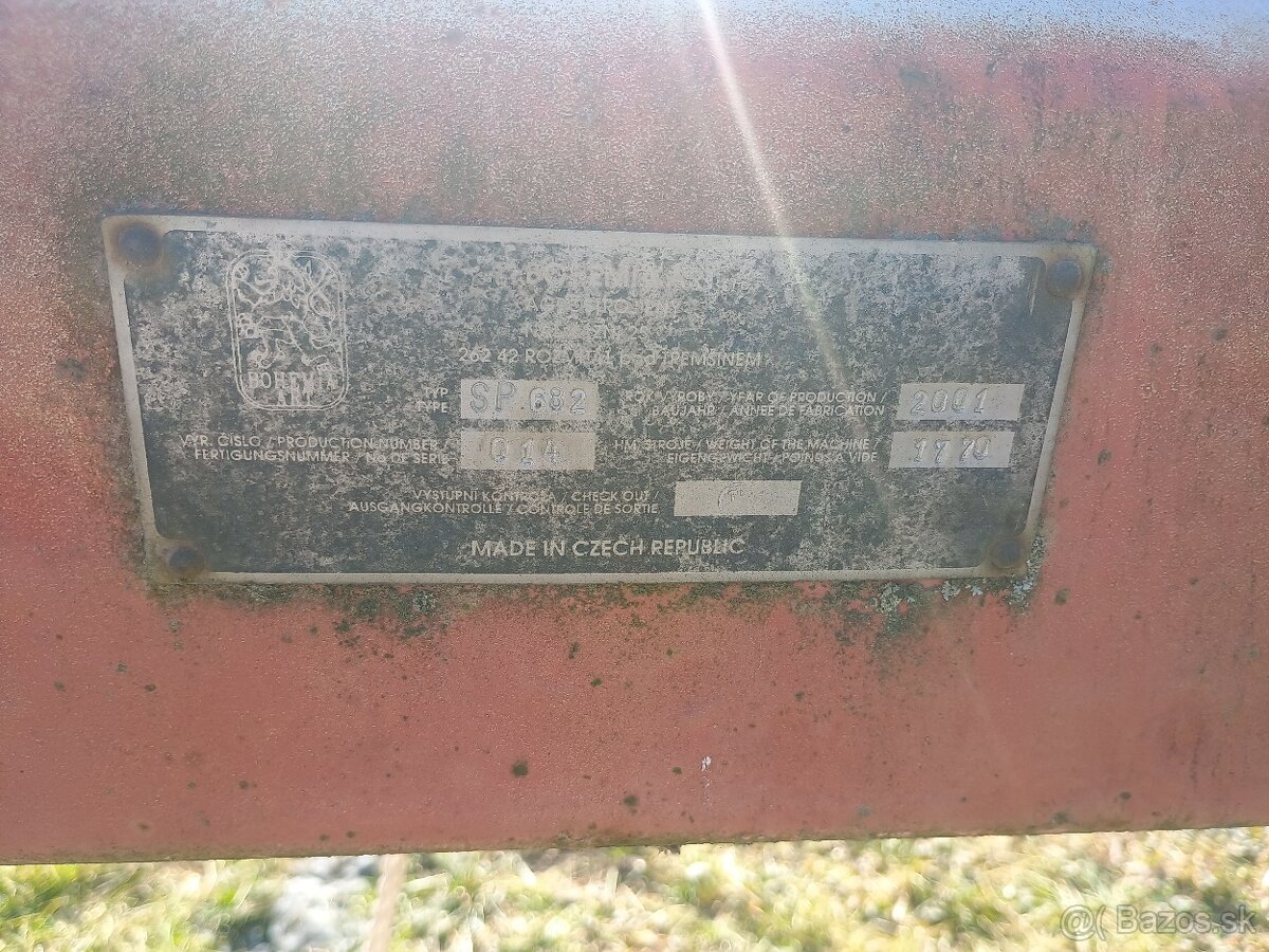 Predám dvojrotorový zhrnovač sena Rozmital - 5