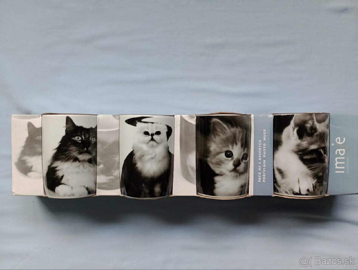 Kávový a čajový set, hrnčeky. - 5